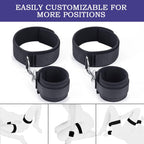 BDSM Wrist-to-Thigh Bondage Adjustable Sex Cuffs For Bedroom sex